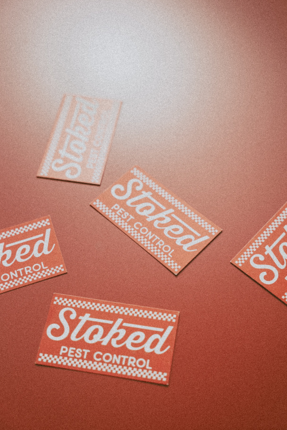 Stoked Pest Control stickers
